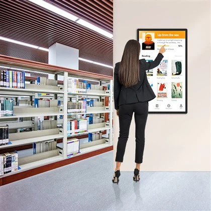 Touch Screen Advertising Display