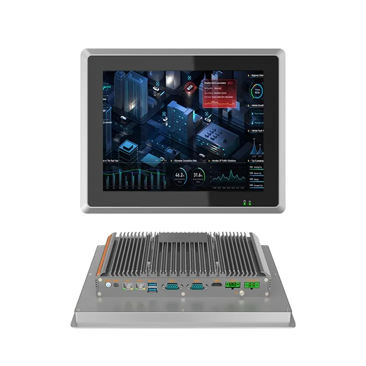 Fanless Industrial All in One Panel Pc
