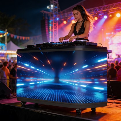 DJ Booth LED Display