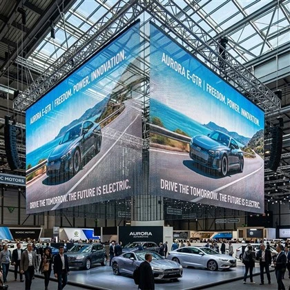 LED Transparent Mesh Screen