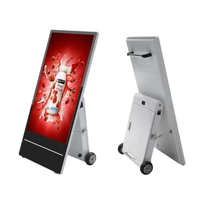 Movable A-board Digital Signage
