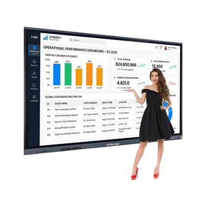 Smart Interactive Whiteboard With Projector